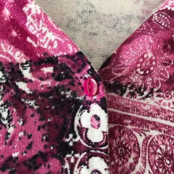 Christopher & Banks Pink Button Down Cardigan - Picture 3 of 6